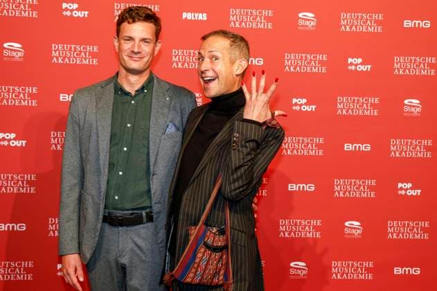 Florian Korty and Tim Fischer at the award ceremony of the German Musical Theater Award 2023 at the Theater des Westens Berlin, 09 10 2023 Foto:xB.xDummerx xFuturexImagex musicalpreis_3021