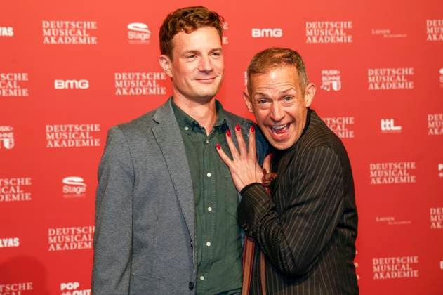Florian Korty and Tim Fischer at the award ceremony of the German Musical Theater Award 2023 at the Theater des Westens Berlin, 09 10 2023 Foto:xB.xDummerx xFuturexImagex musicalpreis_3022