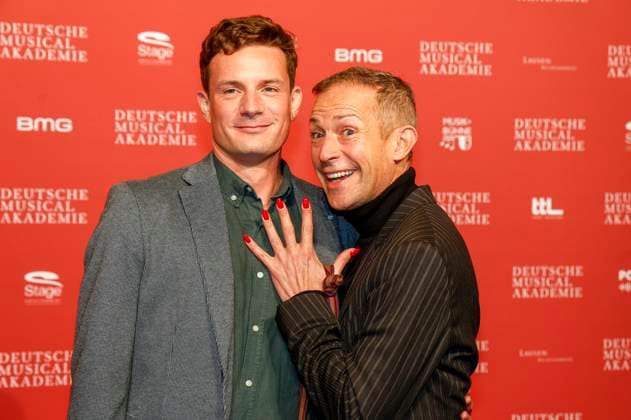 Florian Korty and Tim Fischer at the award ceremony of the German Musical Theater Award 2023 at the Theater des Westens Berlin, 09 10 2023 Foto:xB.xDummerx xFuturexImagex musicalpreis_3023