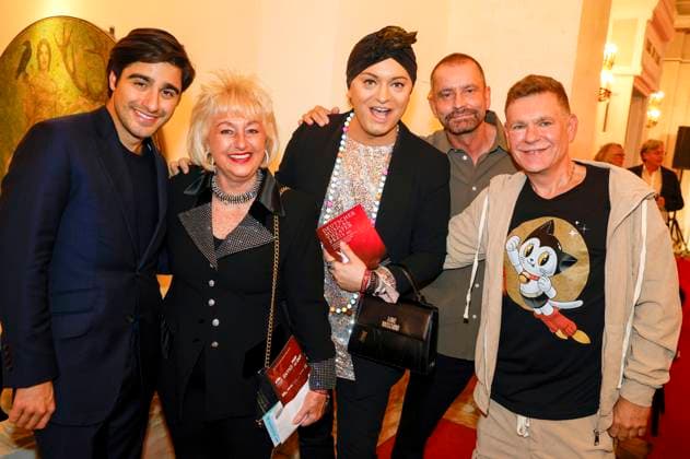 Atrin Madani, Stefanie Simon, Julian F M Stoeckel, Ulf Leo Sommer and Peter Plate at the award ceremony of the German Musical Theater Award 2023 at the Theater des Westens Berlin, 09 10 2023 Foto:xB.xDummerx xFuturexImagex musicalpreis_3037