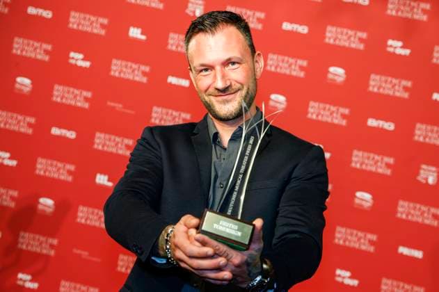 The award winner Best Sound Design Florentin Adolf at the award ceremony of the German Musical Theater Award 2023 at the Theater des Westens Berlin, 09 10 2023 Foto:xB.xDummerx xFuturexImagex musicalpreis_3054