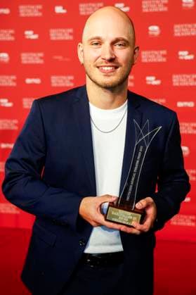 The award winner Best Actor in a Supporting Role Nico Went at the award ceremony of the German Musical Theater Award 2023 at the Theater des Westens Berlin, 09 10 2023 Foto:xB.xDummerx xFuturexImagex musicalpreis_3056