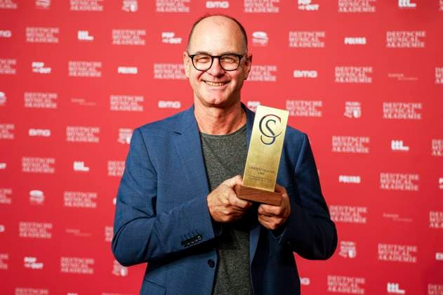 The Craig Simmons Awardee for an Institution Arne Beeker at the German Musical Theater Award 2023 ceremony at Theater des Westens Berlin, 09 10 2023. Foto:xB.xDummerx xFuturexImagex musicalpreis_3059