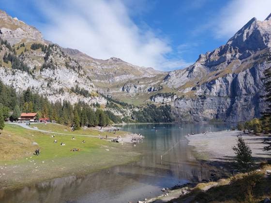 Oeschinensee Themenbild - Bergsee Oeschinensee bei Kandersteg im Kanton Bern im Berner Oberland Themenbild - Bergsee Oeschinensee bei Kandersteg im Kanton Bern im Berner Oberland Der Oeschinensee liegt oberhalb von Kandersteg in der Schweiz. Der Oeschinensee gehört zum Unesco-Welterbe und gilt für viele als schönsten Bergsee der Alpen - mitten im Berner Oberland. Symbolbild, Themenbild, Featurebild *** Oeschinensee theme picture mountain lake Oeschinensee near Kandersteg in the canton of Bern in the Bernese Oberland theme picture mountain lake Oeschinensee near Kandersteg in the canton of Bern in the Bernese Oberland The Oeschinensee is located above Kandersteg in Switzerland The Oeschinensee belongs to the Unesco World Heritage and i Copyright: xFleigx xEibner-Pressefotox EP_dfg
