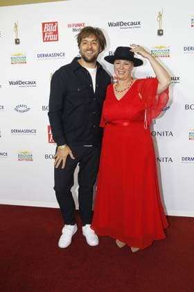 Max Mutzke and Andrea Krull at the Golden Picture of the Woman award ceremony on 11 10 2023 in Hamburg Golden Picture of the Woman award ceremony 2023 in Hamburg