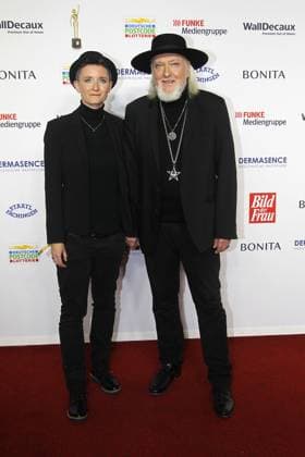 Joachim Witt and his wife Juliane at the Golden Picture of the Woman award ceremony on 11 10 2023 in Hamburg Golden Picture of the Woman award ceremony 2023 in Hamburg