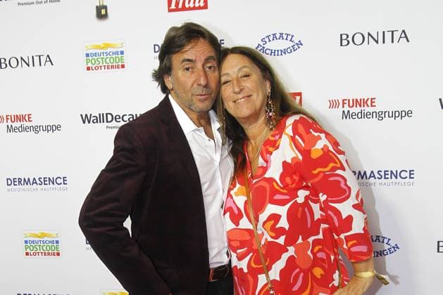 Dieter and Natascha Landuris at the Golden Picture of the Woman award ceremony on 11 10 2023 in Hamburg Golden Picture of the Woman award ceremony 2023 in Hamburg