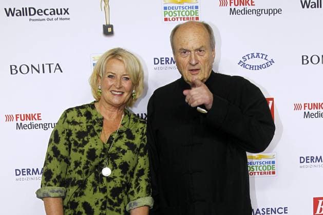 Dietrich Mattausch and his wife Annette at the award ceremony Goldene Bild der Frau on 11 10 2023 in Hamburg Goldene Bild der Frau award ceremony 2023 in Hamburg
