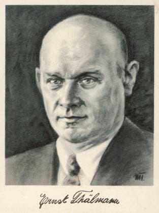 RECORD DATE NOT STATED ERNST THALMANN ERNST THALMANN (1886 - 1944), German communist politician, arrested and imprisoned by the Nazis.  Copyright: Gemini Picture No. 10072567