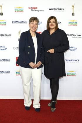 Golden image of the woman in Hamburg Katharina Fegebank and Anja van Eijsden, award ceremony of the Golden image of the woman in the New Flora, Hamburg, 11 10 2023 Copyright: xEventpressxBecherx