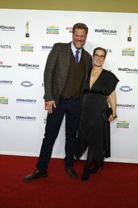 Golden picture of the woman in Hamburg Tetje Mierendorf with wife Cornelia, award of the Golden picture of the woman in the new Flora, Hamburg, 11 10 2023 Copyright: xEventpressxBecherx