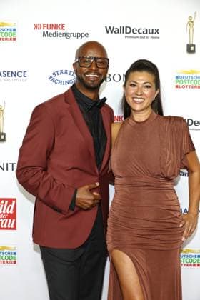 Golden image of the woman in Hamburg Yared Dibaba and Fernanda de Sousa, award ceremony of the Golden image of the woman in the New Flora, Hamburg, 11 10 2023 Copyright: xEventpressxBecherx