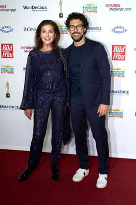 Alexandra von Rehlingen and Boris Entrup at the 16 award ceremony of the Golden Image of Woman 2023 at the Stage Theater Neue Flora Hamburg, 11 10 2023 Foto:xU.xStammx xFuturexImagex bild_3021