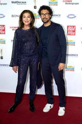 Alexandra von Rehlingen and Boris Entrup at the 16 award ceremony of the Golden Image of Woman 2023 at the Stage Theater Neue Flora Hamburg, 11 10 2023 Foto:xU.xStammx xFuturexImagex bild_3022