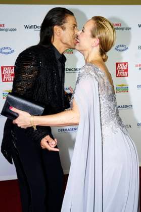 Jorge Gonzalez and Isabel Edvardsson at the 16 award ceremony of the Golden Image of Woman 2023 at the Stage Theater Neue Flora Hamburg, 11 10 2023 Foto:xU.xStammx xFuturexImagex bild_3095