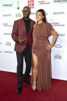 Yared Dibaba and Fernanda de Sousa Dibaba at the 16 award ceremony of the Golden Image of Woman 2023 at the Stage Theater Neue Flora Hamburg, 11 10 2023 Foto:xU.xStammx xFuturexImagex bild_3150