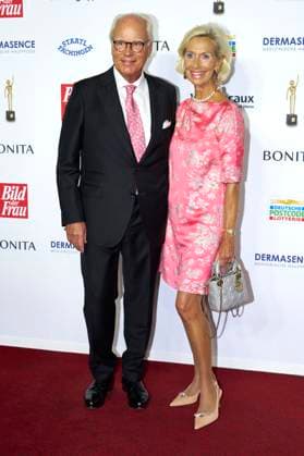 Ulrich Tröger and Kristina Tröger at the 16 award ceremony of the Golden Image of Woman 2023 at the Stage Theater Neue Flora Hamburg, 11 10 2023 Foto:xU.xStammx xFuturexImagex bild_3205