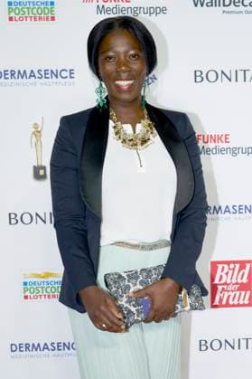 Dayan Kodua at the 16 Golden Bild der Frau 2023 award ceremony at Stage Theater Neue Flora Hamburg, 11 10 2023. Foto:xU.xStammx xFuturexImagex bild_3212