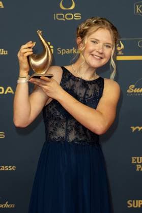 Award Goldene Henne 2023 Selina Grotian at the Goldene Henne 2023 on 13 10 2023 in Studio 3 of the Media City in Leipzig Copyright: xEventpressxKochanx