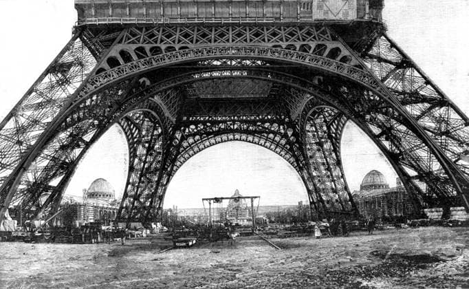 RECORD DATE NOT STATED Paris, France - Tour Eiffel, construction work. Paris, France - Tour Eiffel, construction work. Date: 1889  Copyright: Gemini Picture No. 10810990