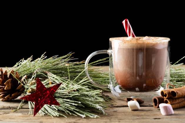 Glass mug of chocolate and marshmallows and christmas decorations with copy space Glass mug of chocolate and marshmallows and christmas decorations with copy space. Christmas, tradition and celebration concept., model released, , property released, Cape Town, South Africa, 29.08.2023, 4165495.jpg, glass,mug,chocolate,marshmallow,christmas decoration,copy space,tradition,celebration,concept,holiday,beverage,drink,cup,decoration,christmas,party,design,festive,symbol,dessert,background,coffee,traditional,espresso,illustration,breakfast,celebrate,year,abstract,copy,space