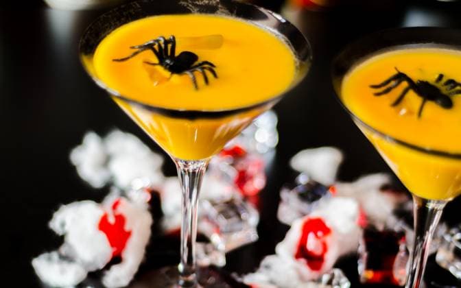 creepy halloween party cocktails with blood, spiders and ice cubes, drinks at party , 38408604.jpg, alcohol, alcoholic, bar, bartender, beverage, black, blood, bloody, boo, bottle, celebration, closeup, cobweb, cocktail, creepy, dark, decor, drink, event, evil, fall, fun, glass, grenadine, halloween, horrible, horror, ice cubes, magic, mix, mixed drink, mixing, orange, party, poison, pumpkin, raspberry, recipe, restaurant, scary, shot, spices, spicy, spider, spooky, sweet, tequila, treat, vodka RECORD DATE NOT STATED