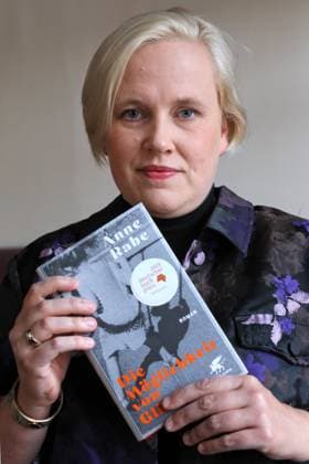 16 10 2023, Frankfurt, DEU Presentation of the German Book Prize at the Frankfurt Roemer Anne Rabe, author selected by the jury for the shortlist of the German Book Prize 2023.