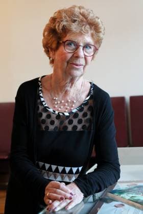 16 10 2023, Frankfurt, DEU Presentation of the German Book Prize at the Frankfurt Roemer Sylvie Schenk, author selected by the jury for the shortlist of the German Book Prize 2023.