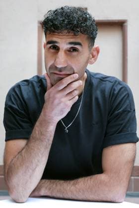 16 10 2023, Frankfurt, DEU Presentation of the German Book Prize at the Frankfurt Roemer Necati Oeziri, author selected by the jury for the shortlist of the German Book Prize 2023.