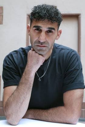 16 10 2023, Frankfurt, DEU Presentation of the German Book Prize at the Frankfurt Roemer Necati Oeziri, author selected by the jury for the shortlist of the German Book Prize 2023.