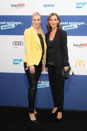 Axel Springer Award 2023 Linda Kurz and Hildegard Wortmann at the Axel Springer Award 2023 in the Axel Springer New Building on 17 10 2023 in Berlin Copyright: xEventpressxKochanx