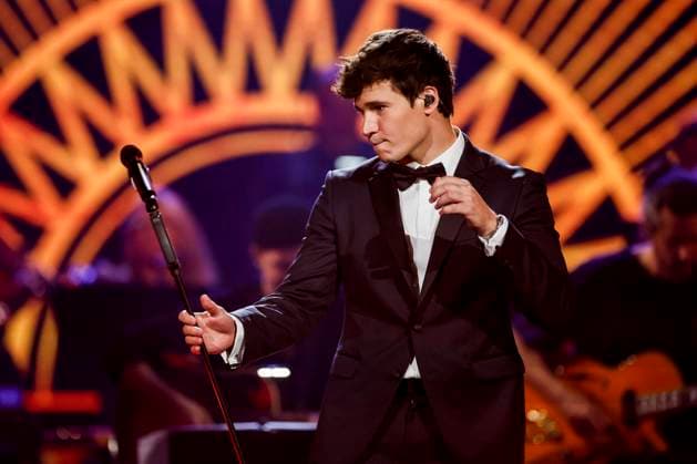 Wincent Weiss at the recording of the ARD TV show Your Songs in Studio 3 of the Media City Leipzig, 18 10 2023 Foto:xM.xKremerx xFuturexImagex your_song_3162