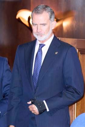 19-10-2023 Concert King Felipe arrive in Oviedo on the eve of the 2023 Princess of Asturias award ceremony. No Spain Â  Copyright: xPPEx