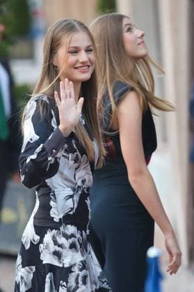 The King and Queen of Spain, the Princess of Asturias and Infanta Sofia preside over the 31st Princess of Asturias Awards Concert Princess Leonor and Infanta Sofia arrive at the XXXI Princess of Asturias Awards Concert at the Auditorio Palacio de Congresos Principe Felipe on October 19, 2023 in Oviedo, Spain. Photo by Raul Terrel Europa Press ABACAPRESS.COM Oviedo Spain  Copyright: xEuropaxPress ABACAx 872467_015 EuropaxPress ABACAx 872467_015
