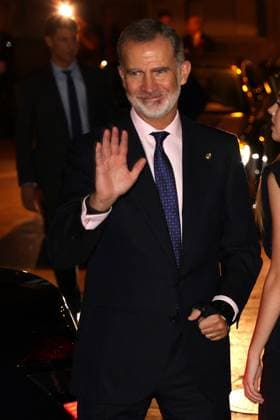The King and Queen of Spain, the Princess of Asturias and Infanta Sofia preside over the 31st Princess of Asturias Awards Concert King Felipe VI leaves the XXXI Princess of Asturias Awards Concert at the Auditorio Palacio de Congresos Principe Felipe on October 19, 2023 in Oviedo, Spain. Photo by Raul Terrel Europa Press ABACAPRESS.COM Oviedo Spain  Copyright: xEuropaxPress ABACAx 872467_030 EuropaxPress ABACAx 872467_030