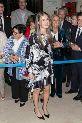 The King and Queen of Spain, the Princess of Asturias and Infanta Sofia preside over the 31st Princess of Asturias Awards Concert Princess Leonor, at the exit of the XXXI Princess of Asturias Concert, at the Oviedo Auditorium, on October 19, 2023, in Oviedo, Asturias, Spain. Today marks the start of the ceremonies for the 2023 Princess of Asturias Awards, to be held tomorrow, October 20. The King and Queen, the Princess and the Infanta will preside over the XXXI Princess of Asturias Awards Concert after receiving in audience this morning the recipients of the 2023 Princess of Asturias Medals, the winners of the 2022 End of Degree Awards of the University of Oviedo and the jurors of the awards and members of the Board of Trustees of the Prin Copyright: xEuropaxPress ABACAx 872467_042 EuropaxPress ABACAx 872467_042