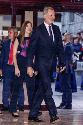 31st Princess of Asturias Awards Concert - Oviedo Princess Leonor and King Felipe VI of Spain attending the XXXI Princess of Asturias Awards Concert at the Auditorio Palacio de Congresos Principe Felipe on October 19, 2023 in Oviedo, Spain. Photo by Archie Andrews ABACAPRESS.COM Oviedo Spain  Copyright: xAndrewsxArchie ABACAx 872468_001 AndrewsxArchie ABACAx 872468_001