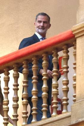 Royals Meets Princess of Asturias Awards Winners - Oviedo King Felipe at the audiences held during the reception offered to the recipients of the 2023 Princess of Asturias Awards on October 20, 2023, in Oviedo (Spain). Photo by Raul Terrel Europa Press ABACAPRESS.COM Oviedo Spain  Copyright: xEuropaxPress ABACAx 872545_007 EuropaxPress ABACAx 872545_007