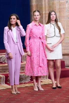 20-10-2023 Medals Princess Leonor and Queen Letizia and Princess Sofia during the Princess Asturias awards at the Campoamor theatre in Oviedo No Spain Â  Copyright: xPPEx