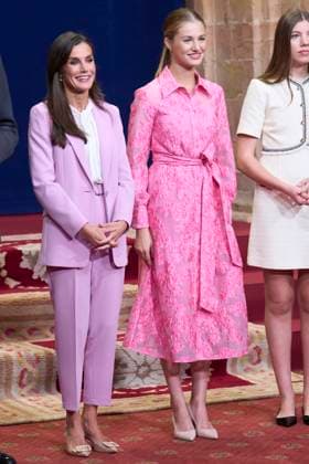 20-10-2023 Medals Princess Leonor and Queen Letizia and Princess Sofia during the Princess Asturias awards at the Campoamor theatre in Oviedo No Spain Â  Copyright: xPPEx