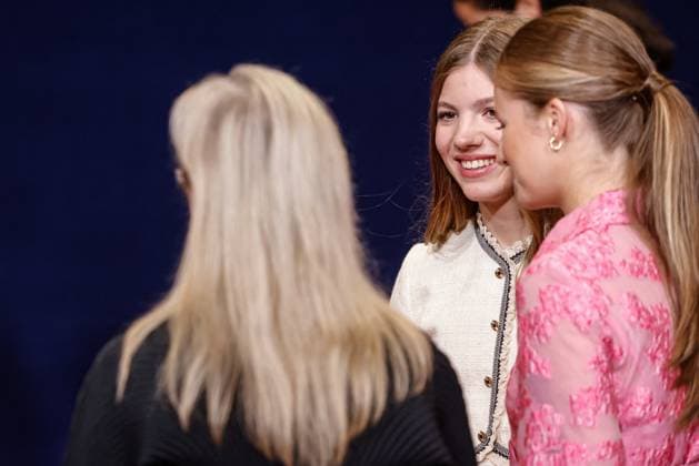 Spanien, Verleihung Prinzessin-von-Asturien-Preis in Oviedo Princess Of Asturias Awards Medals - Oviedo Princess Leonor, Princess Sofia attending the delivery of the Princess of Asturias awards medals 2023 at the Reconquista hotel on October 20, 2023 in Oviedo, Spain by Archie Andrews ABACAPRESS.COM Oviedo Spain  Copyright: xAndrewsxArchie ABACAx 872570_089 AndrewsxArchie ABACAx 872570_089