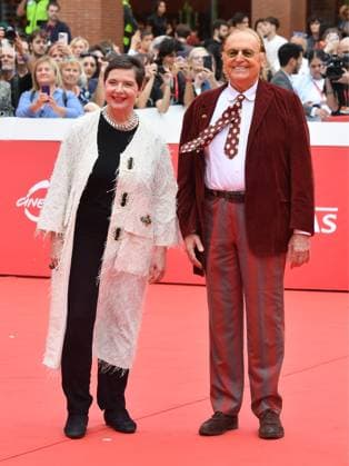 Rome, Rome Film Fest 2023. Rome Film Festival. Red carpet Isabella Rossellini. Pictured: Renzo Arbore  Copyright: xMaurizioxD Avanzox xipa-agency.nx xDxAvanzo Provvisionatox IPA_IPA41102557