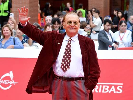 Rome, Rome Film Fest 2023. Rome Film Festival. Red carpet Isabella Rossellini. Pictured: Renzo Arbore  Copyright: xMaurizioxD Avanzox xipa-agency.nx xDxAvanzo Provvisionatox IPA_IPA41102567