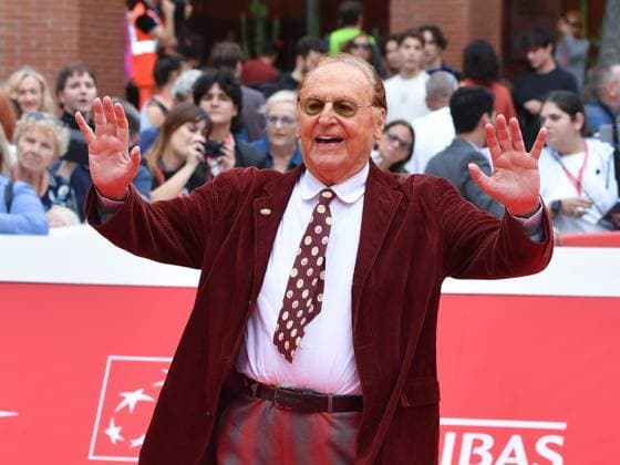 Rome, Rome Film Fest 2023. Rome Film Festival. Red carpet Isabella Rossellini. Pictured: Renzo Arbore  Copyright: xMaurizioxD Avanzox xipa-agency.nx xDxAvanzo Provvisionatox IPA_IPA41102579