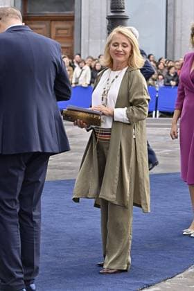 Elena Sanchez Caballero during the Princess of Asturias Awards 2023 in Oviedo, on Friday 20 October 2023 Cordon Press