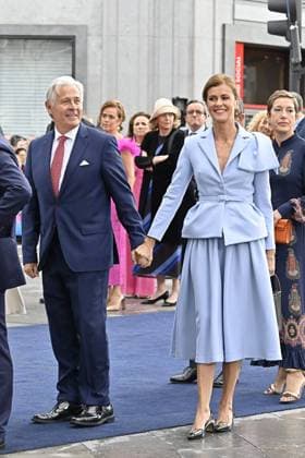 Nuria March and George Donald Johnston III during the Princess of Asturias Awards 2023 in Oviedo, on Friday 20 October 2023 Cordon Press