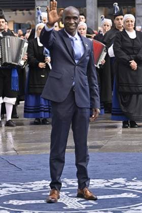 Eliud Kipchoge during the Princess of Asturias Awards 2023 in Oviedo, on Friday 20 October 2023 Cordon Press