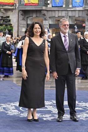 Bonnie L Bassler and E Peter Greenberg during the Princess of Asturias Awards 2023 in Oviedo, on Friday 20 October 2023 Cordon Press