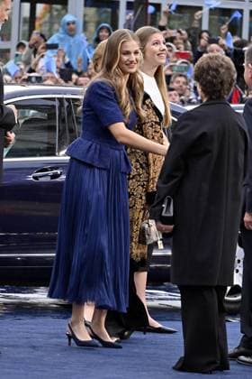 Spanish King Felipe VI and Queen Letizia during the Princess of Asturias Awards 2023 in Oviedo, on Friday 20 October 2023 Cordon Press