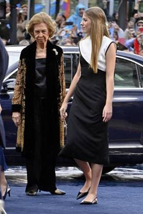 Spanish King Felipe VI and Queen Letizia during the Princess of Asturias Awards 2023 in Oviedo, on Friday 20 October 2023 Cordon Press